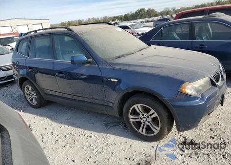 2006 BMW X3 3.0I из США, поврежденный, VIN WBXPA93416WG78475
